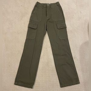 Green Cargo Jeans